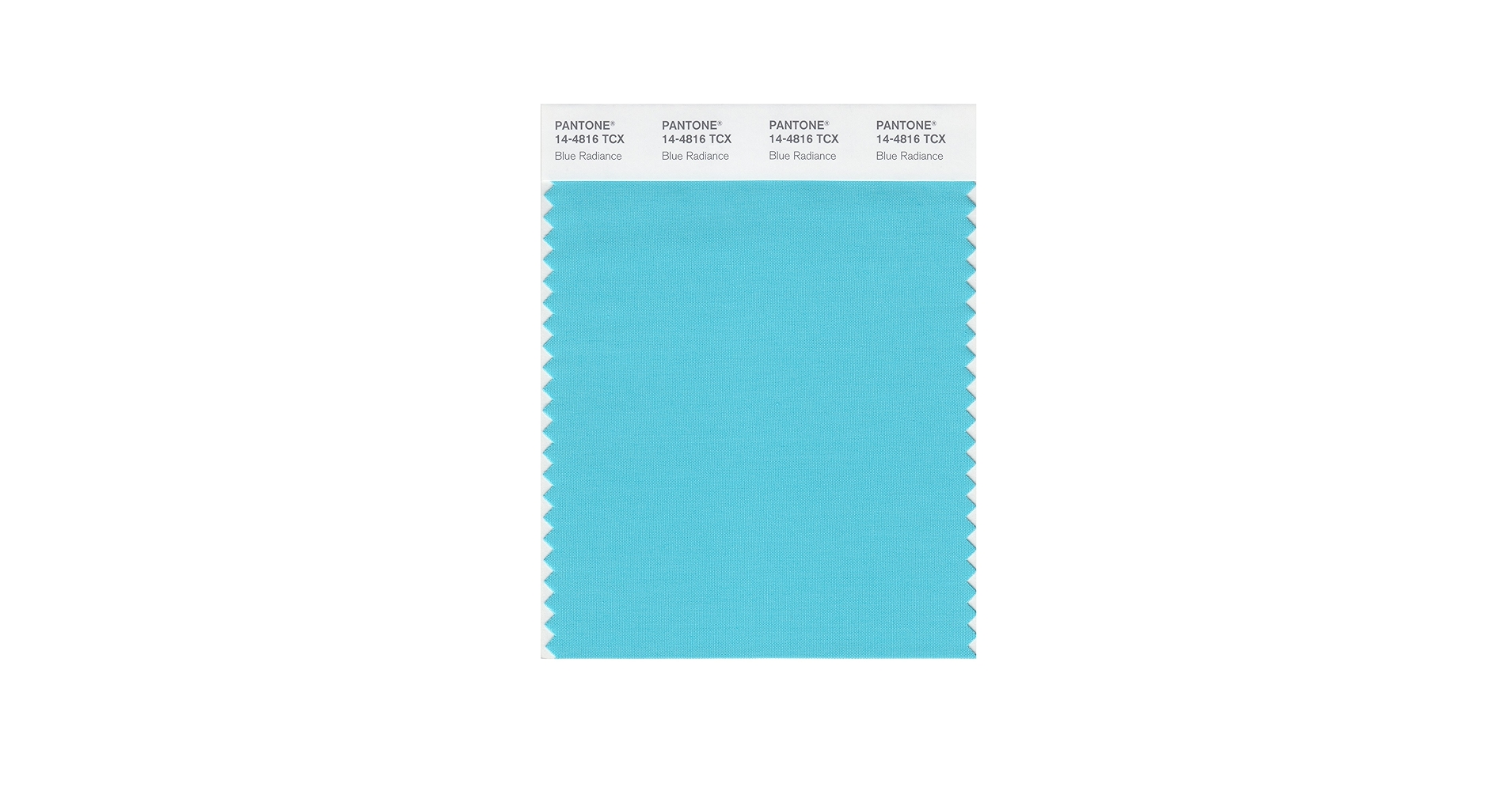 PANTONE Smart 14-4816X Color Swatch Card, Blue Radiance